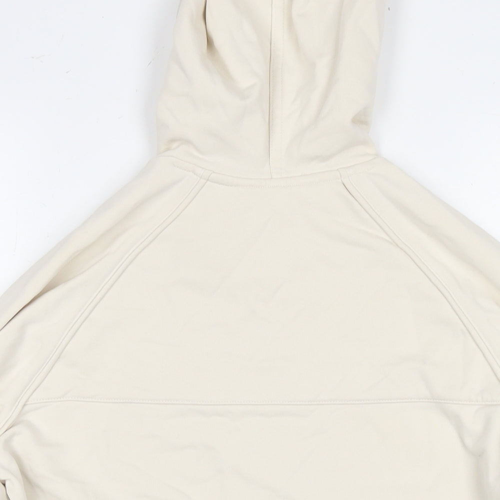 Brand and care label for Autograph women’s ivory cotton pullover hoodie, size UK 8, pullover