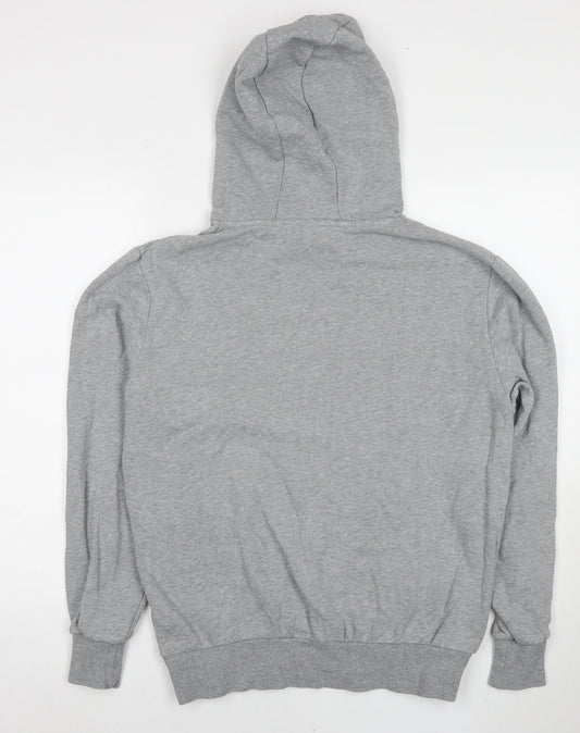 ellesse Mens Grey Cotton Pullover Hoodie Size M