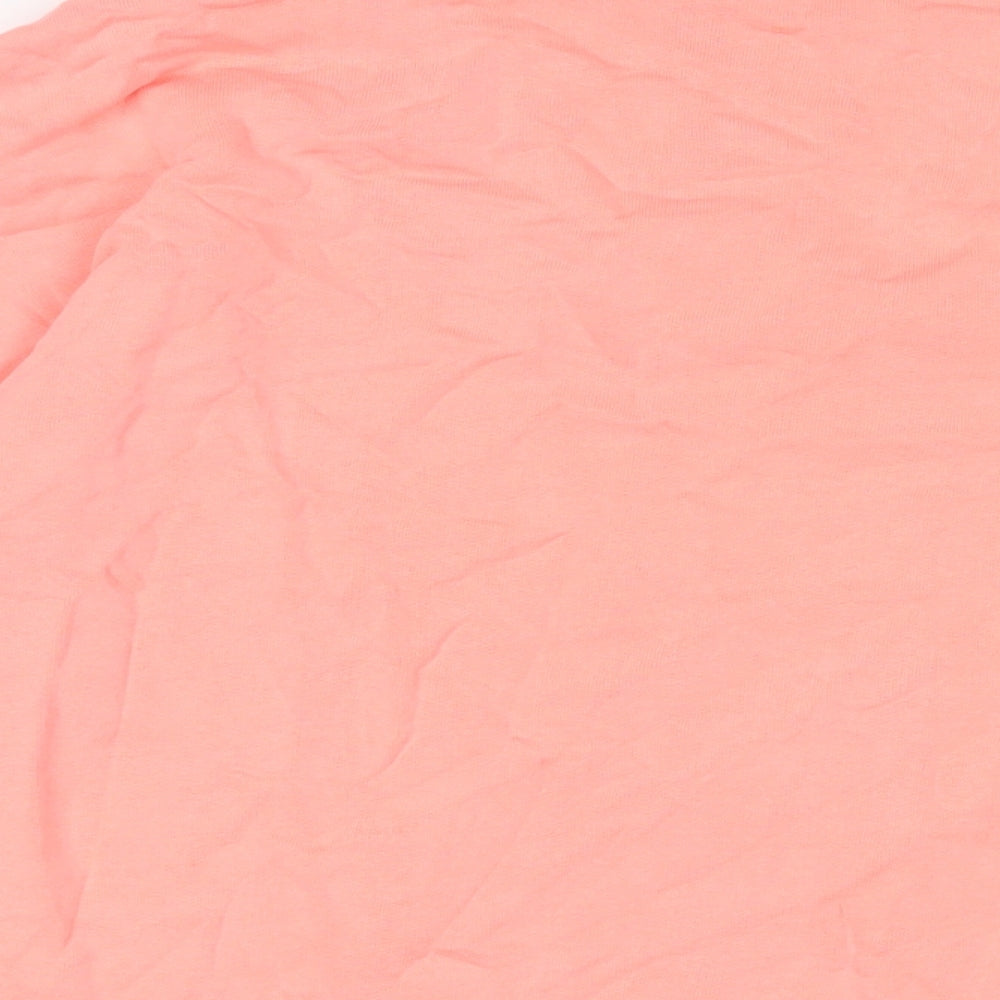Marks and Spencer Womens Pink Cotton Pullover Sweatshirt Size M Pullover