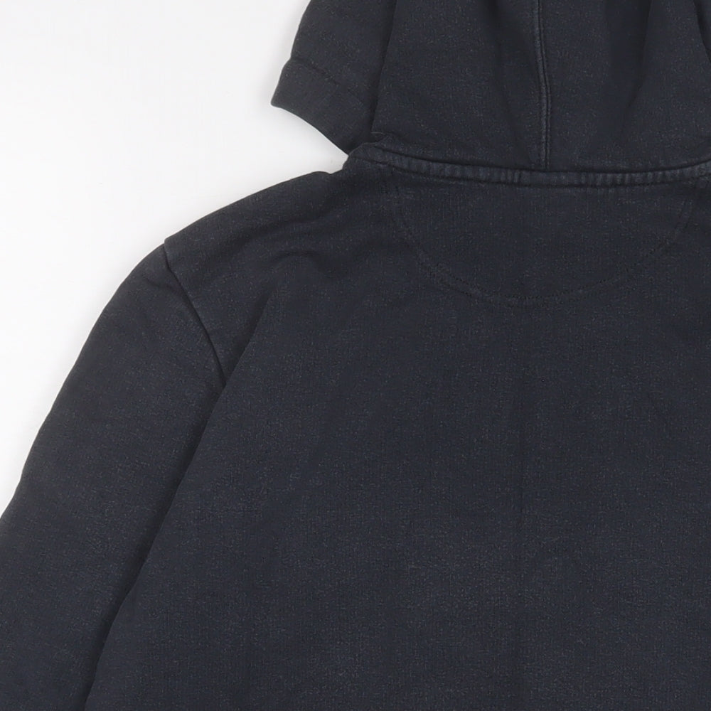 Reebok Mens Blue Cotton Full Zip Hoodie Size M