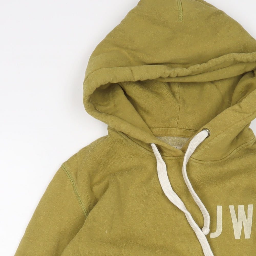 Jack Wills Womens Green Cotton Pullover Hoodie Size 10 Pullover
