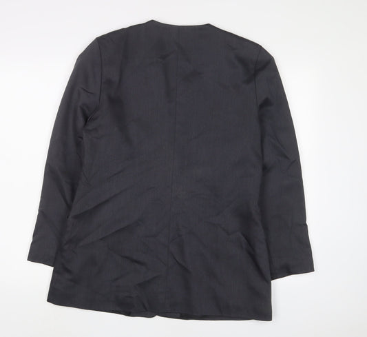 Jake Womens Blue Jacket Blazer Size 14 Button