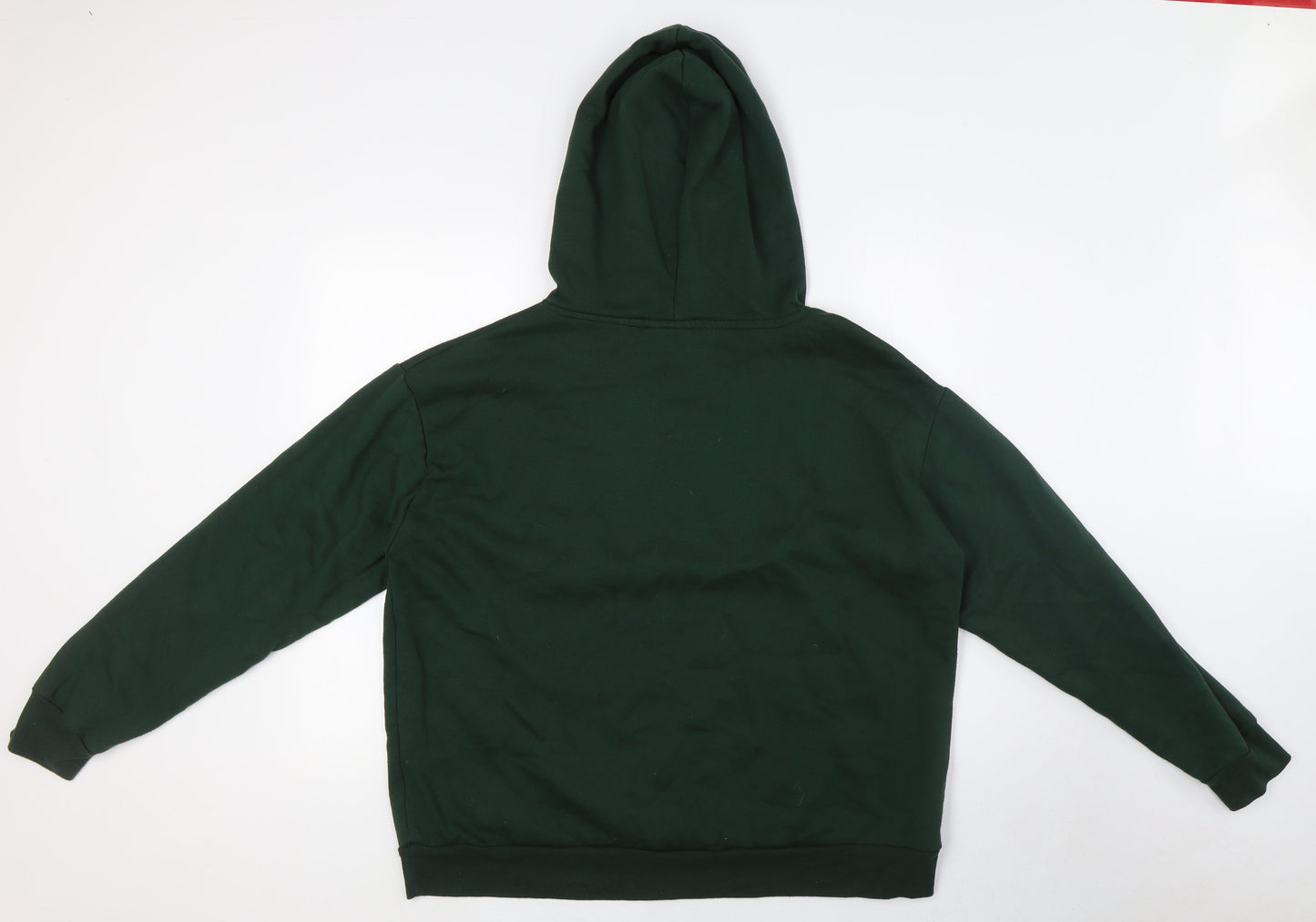 Disney Womens Green Cotton Pullover Hoodie Size 14 - Size 14-16