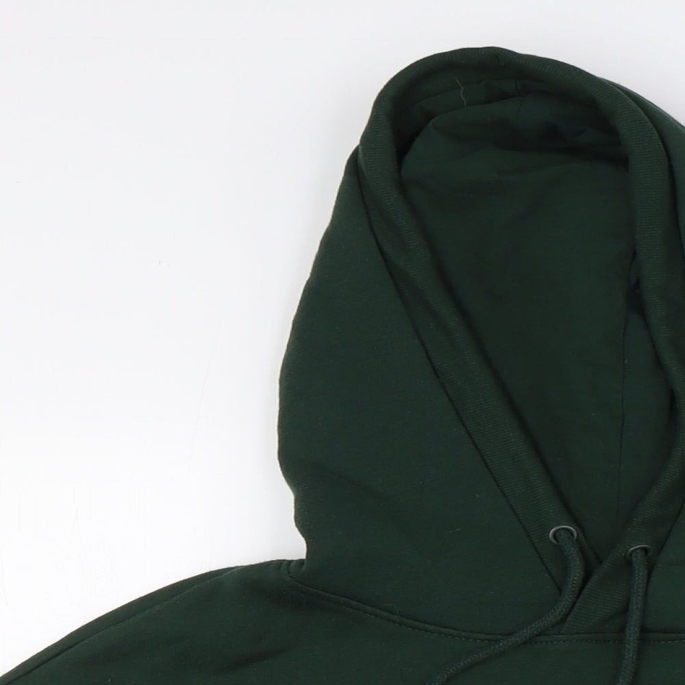 Disney Womens Green Cotton Pullover Hoodie Size 14 - Size 14-16
