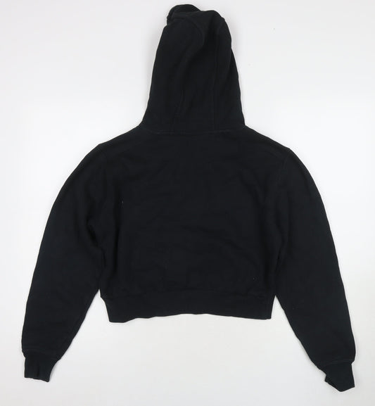 ellesse Womens Black Cotton Pullover Hoodie Size M Pullover