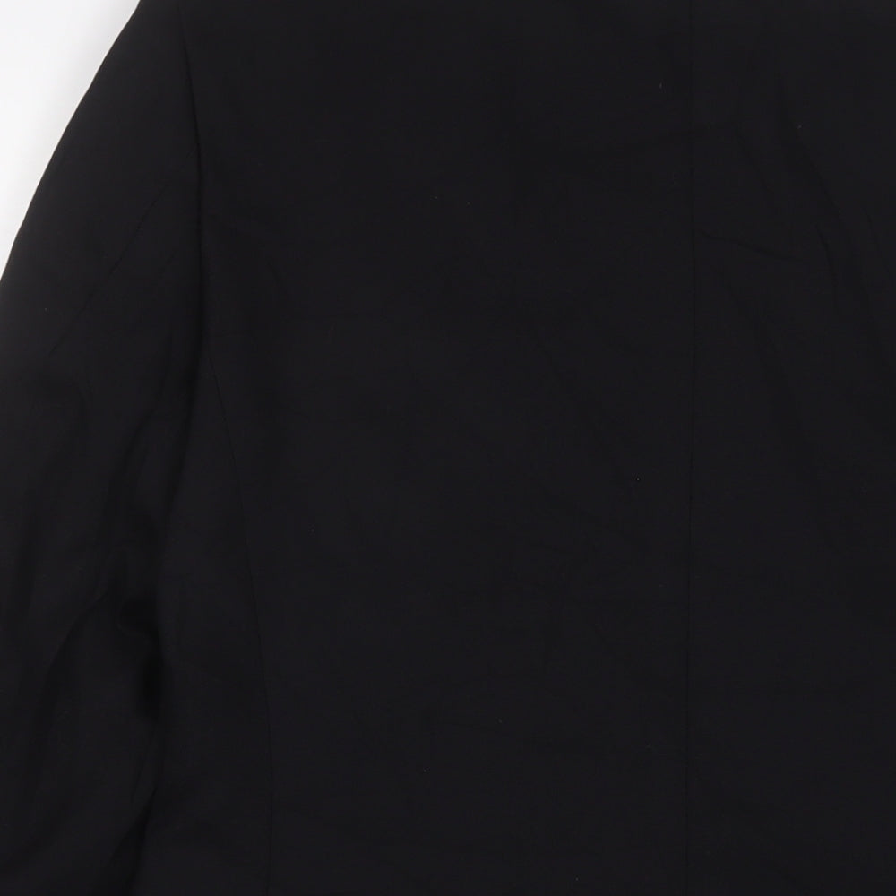 Marks and Spencer Mens Black Wool Jacket Suit Jacket Size 38 Regular