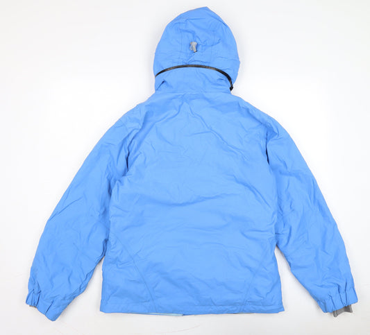Tresspass Womens Blue Anorak Jacket Size M Zip