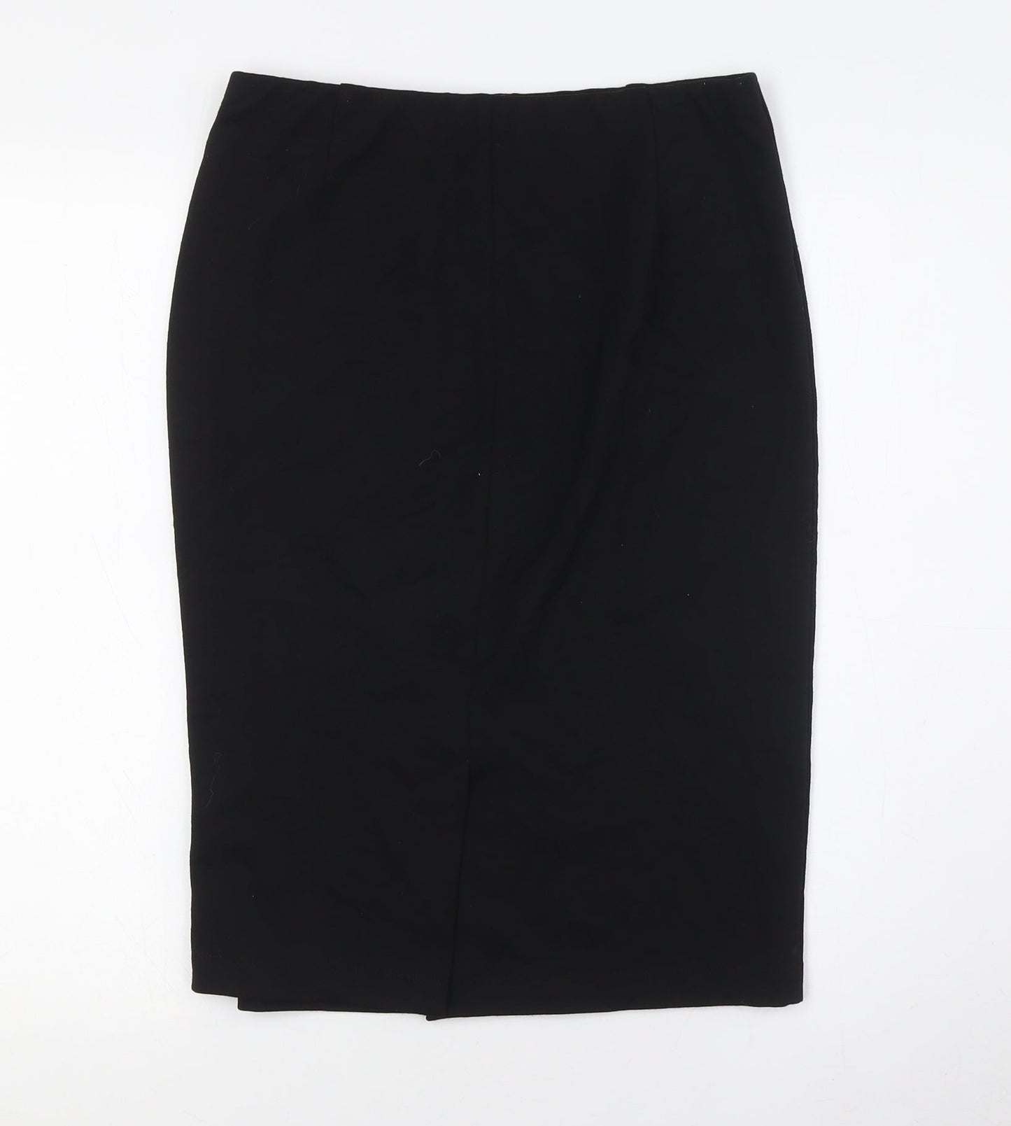 Fenn Wright Manson Womens Black Polyester Straight & Pencil Skirt Size 10 - Elasticated Waist