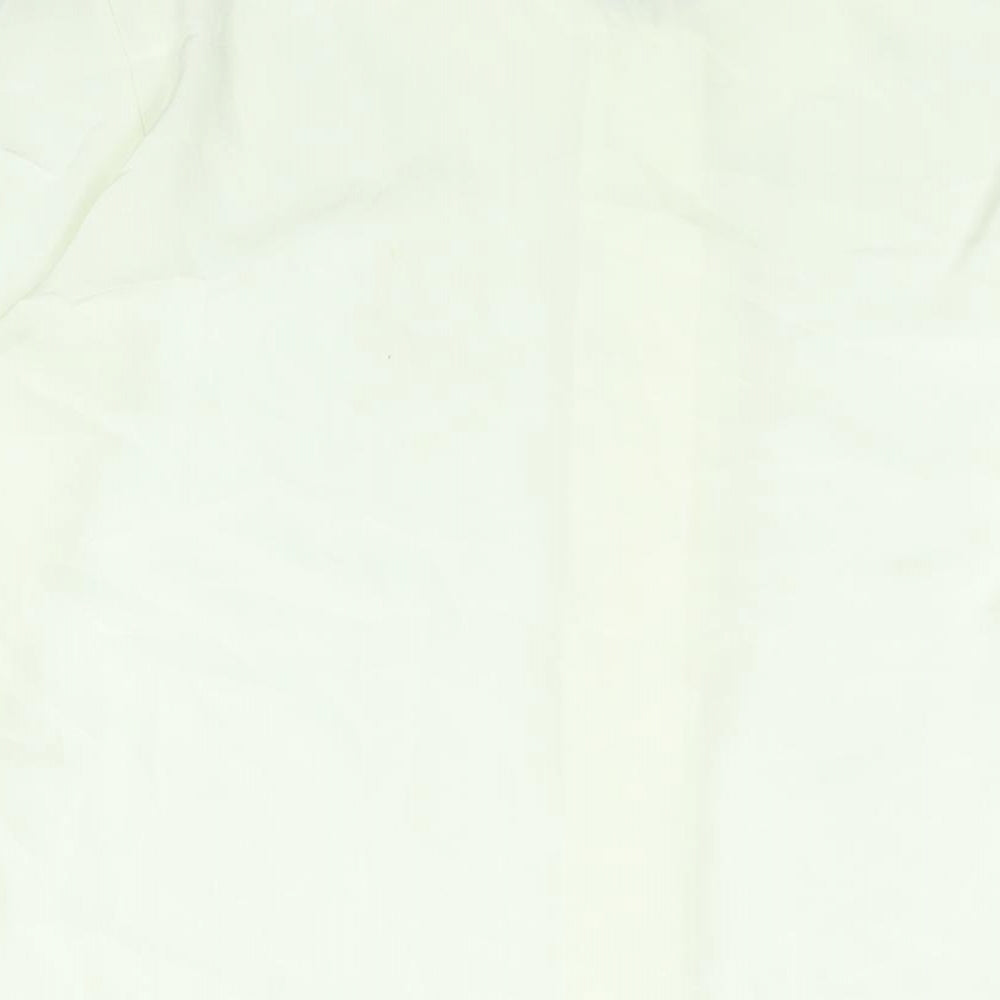 St Michael Womens Ivory Polyester Basic Blouse Size 10 Collared