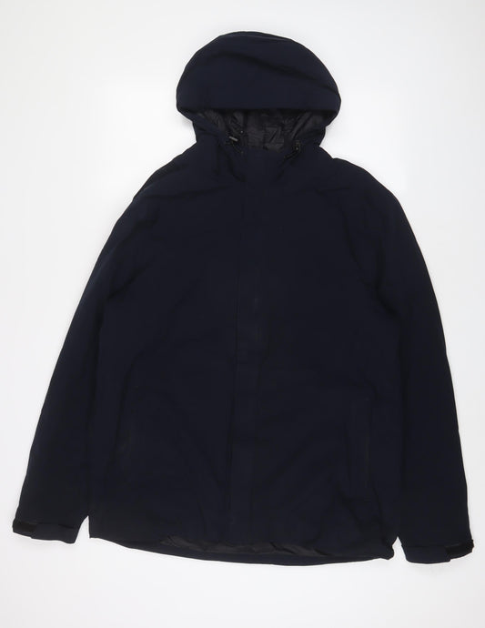 32 Degrees Mens Blue Jacket Coat Size M Zip