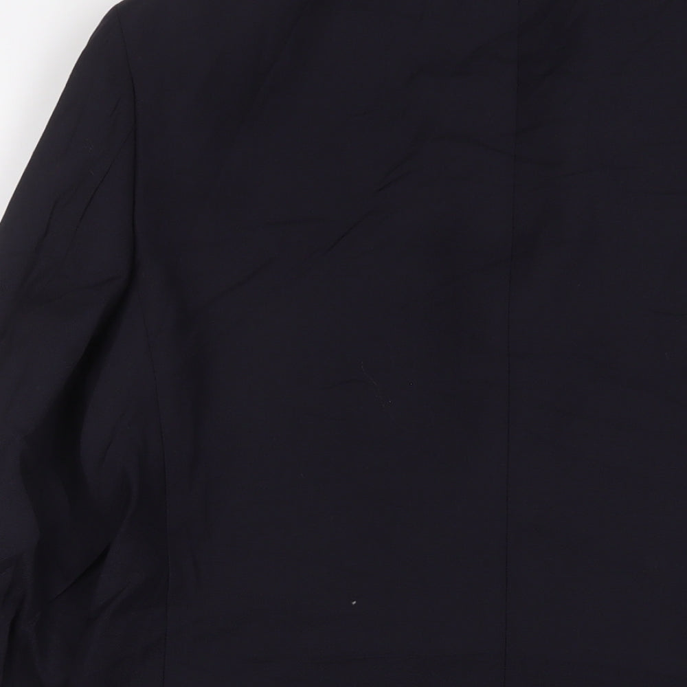 Marks and Spencer Mens Blue Wool Jacket Suit Jacket Size 38 Regular