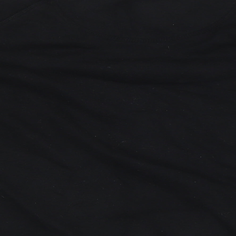 Jack Wills Womens Black Cotton Pullover Sweatshirt Size 6