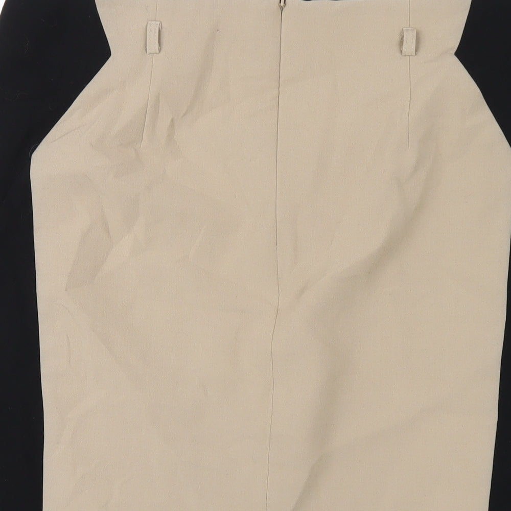 Principles Womens Brown Polyester Straight & Pencil Skirt Size 14 Zip