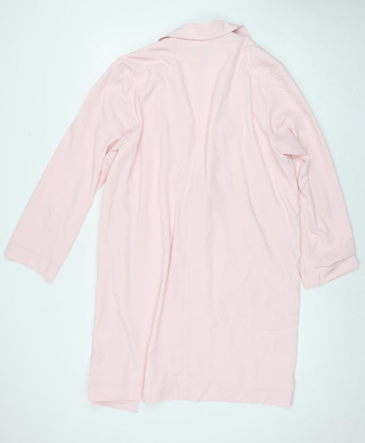 Hauber Womens Pink Jacket Size 14 Button