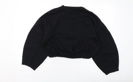 Zara Womens Beige Cotton Pullover Sweatshirt Size S Pullover