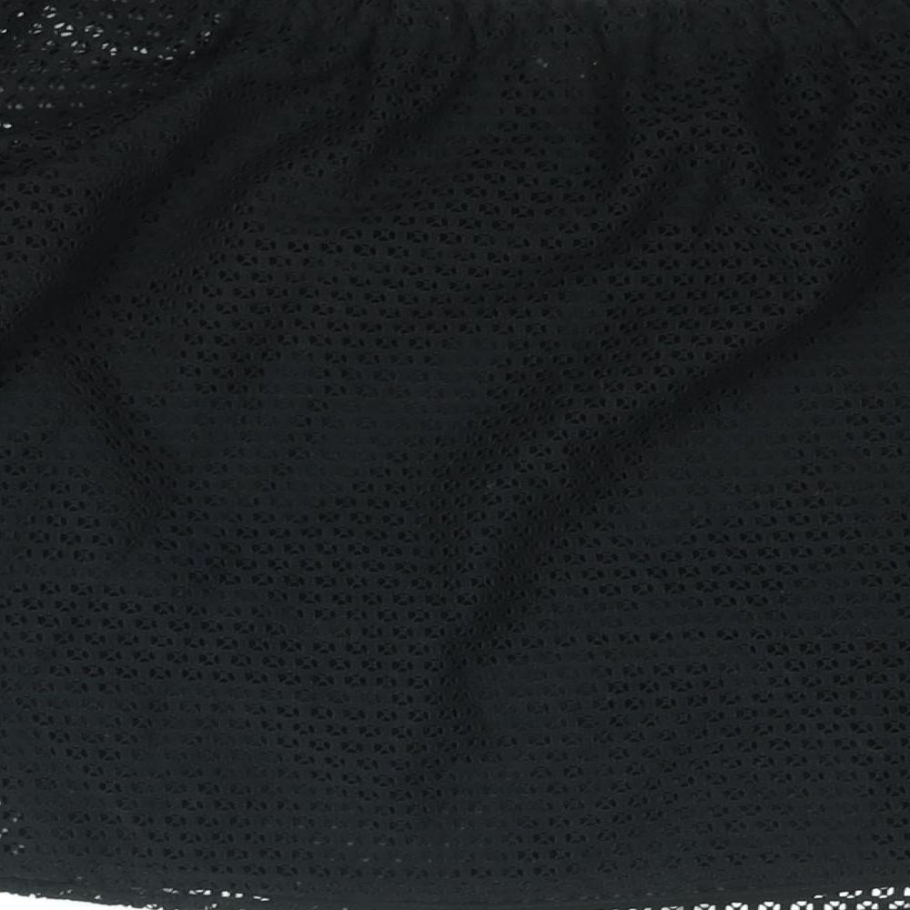 Maje Womens Black Polyester Basic Blouse Size 6 Round Neck