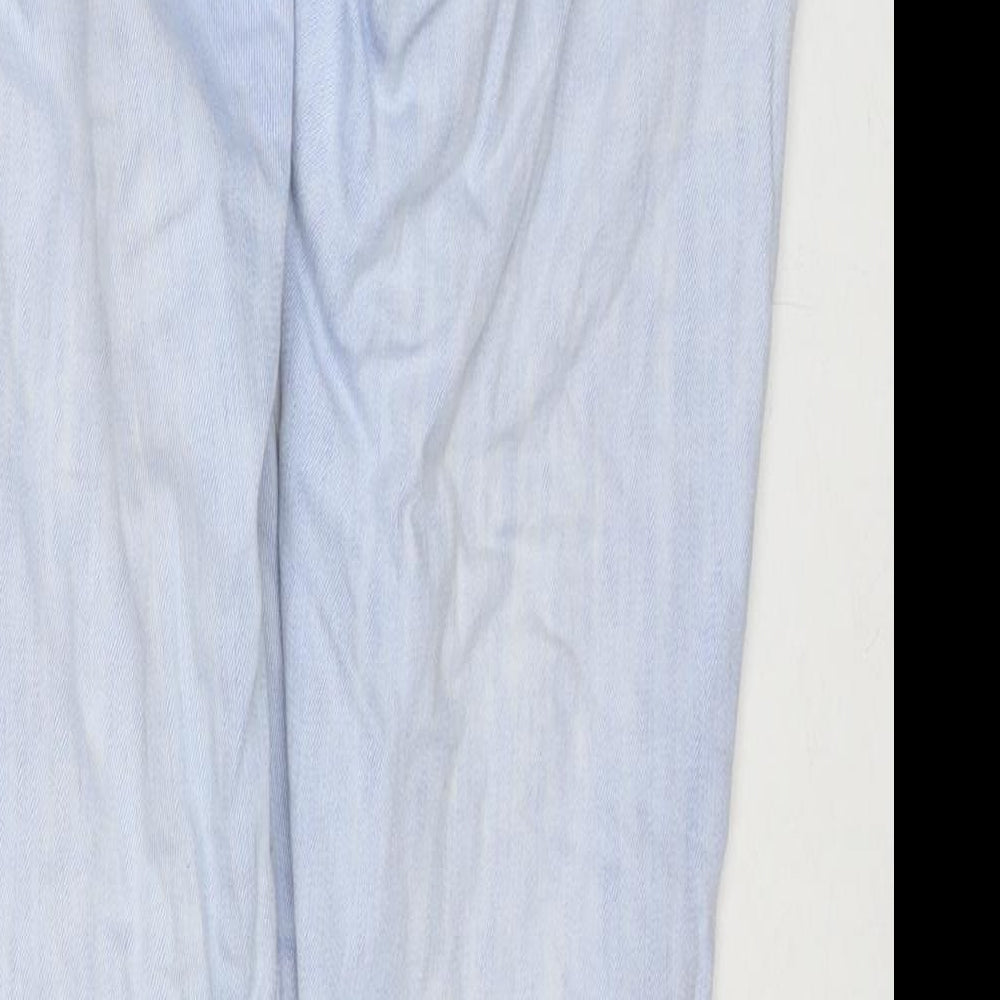 Gap Womens Blue Cotton Cropped Jeans Size 14 L27 in Regular Zip