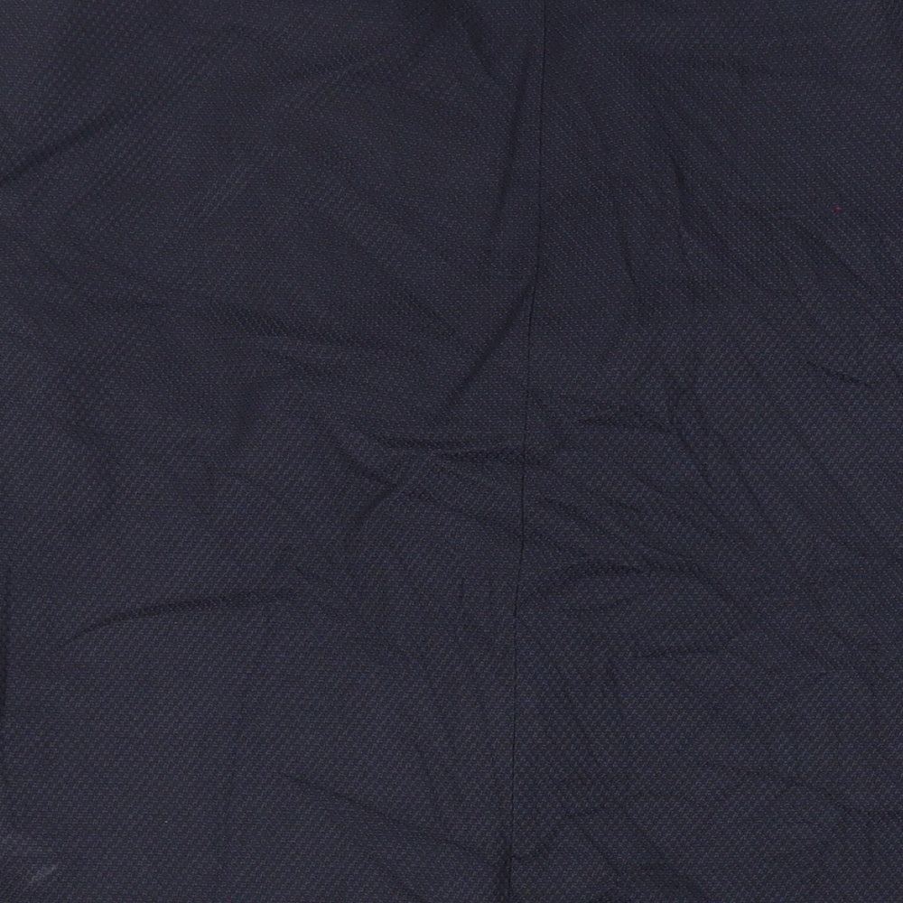 Marks and Spencer Mens Blue Polyester Jacket Suit Jacket Size 46 Regular