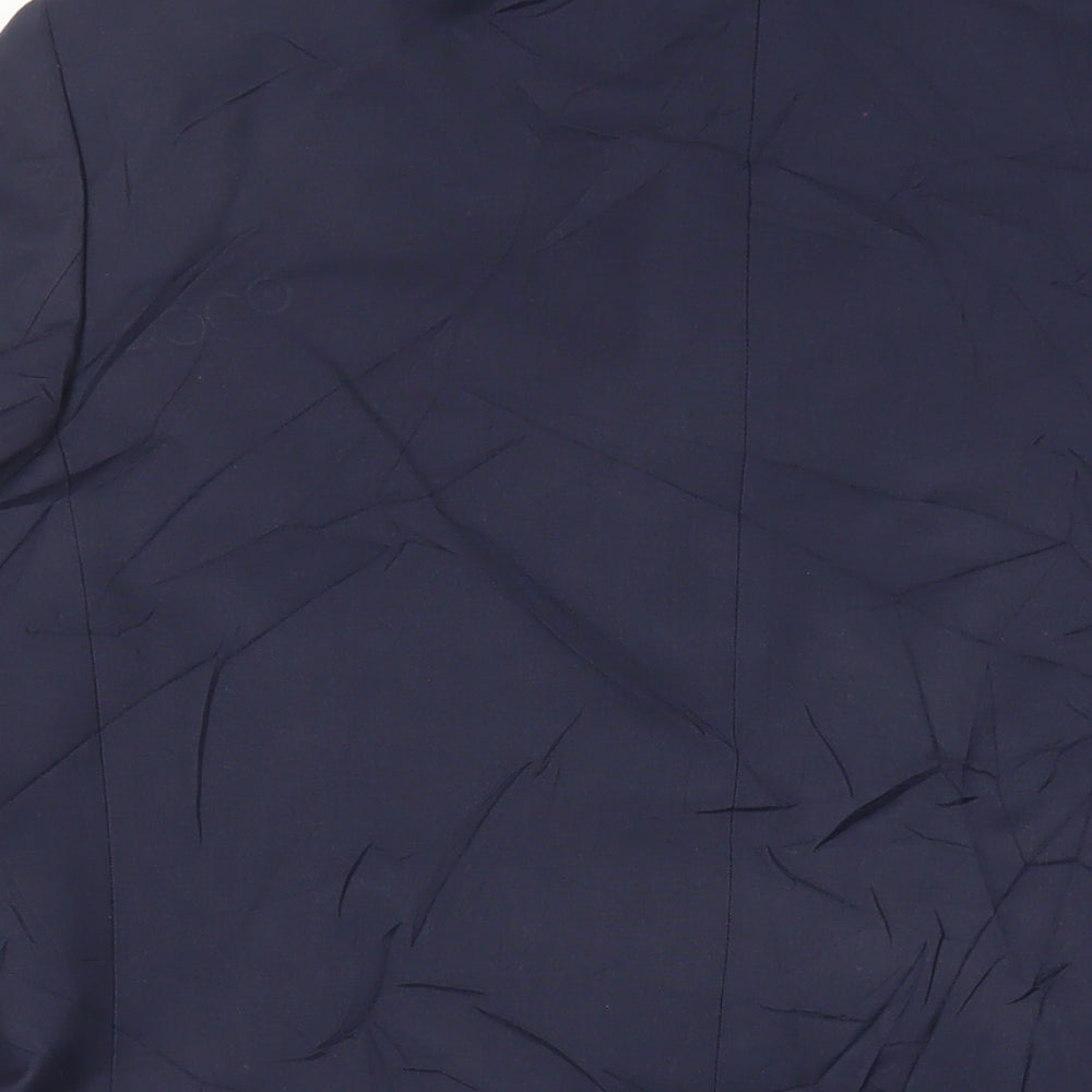 Marks and Spencer Mens Blue Polyester Jacket Suit Jacket Size 42 Regular