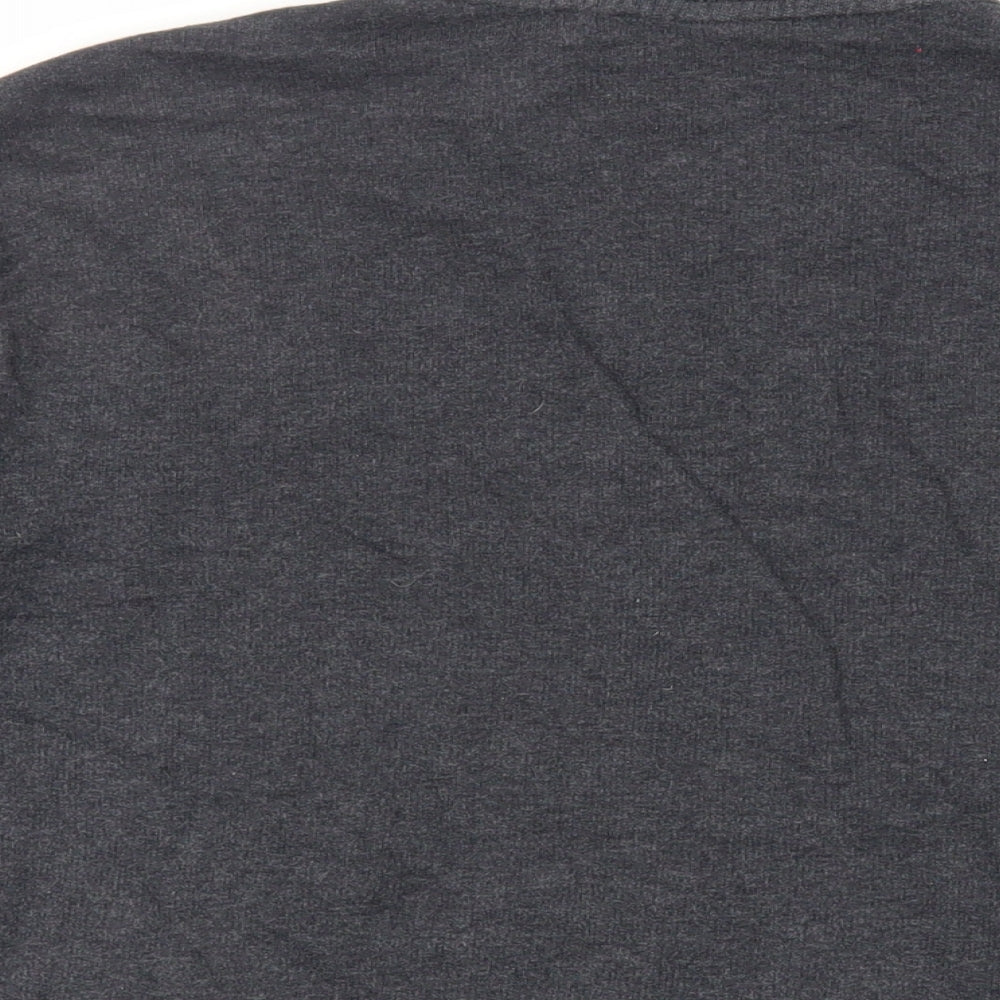 Boss Orange Mens Grey Cotton Full Zip Sweatshirt Size L