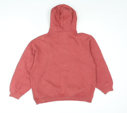 Starworld Womens Red Cotton Pullover Hoodie Size L Pullover - University of Teeside Vintage