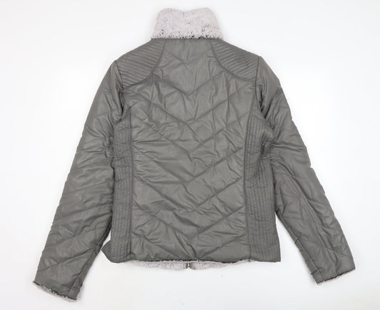 Hawkes Womens Grey Jacket Size L Zip