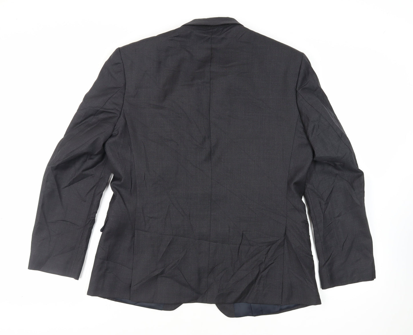 Racing Green Mens Grey Wool Jacket Suit Jacket Size 42 Regular