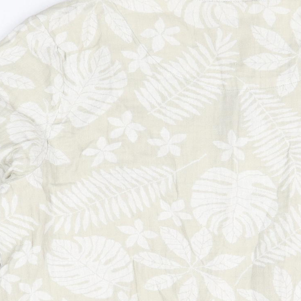 Tahari Womens Beige Floral Jacket Size XL
