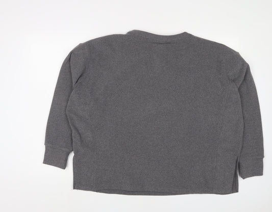 NEXT Womens Grey Solid Polyester Top Pyjama Top Size 10
