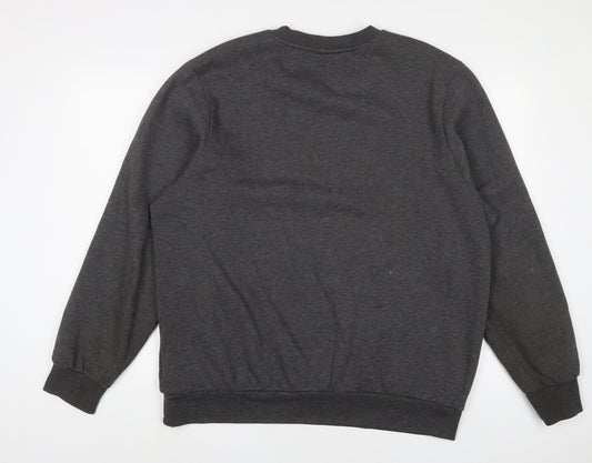 Slazenger Mens Grey Cotton Pullover Sweatshirt Size XL