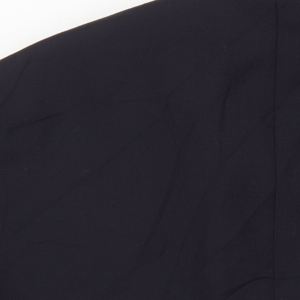 M&S Mens Blue Wool Jacket Suit Jacket Size 42 Regular