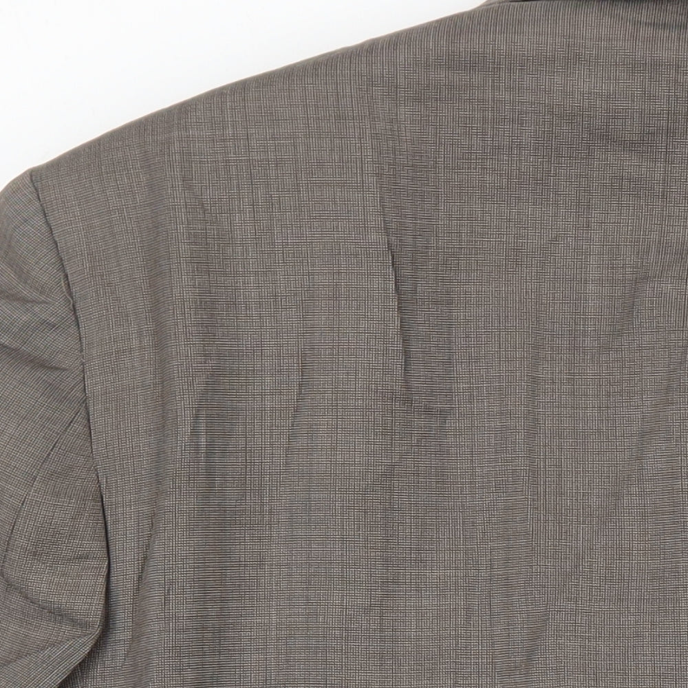 Marks and Spencer Mens Brown Wool Jacket Suit Jacket Size 40 Regular