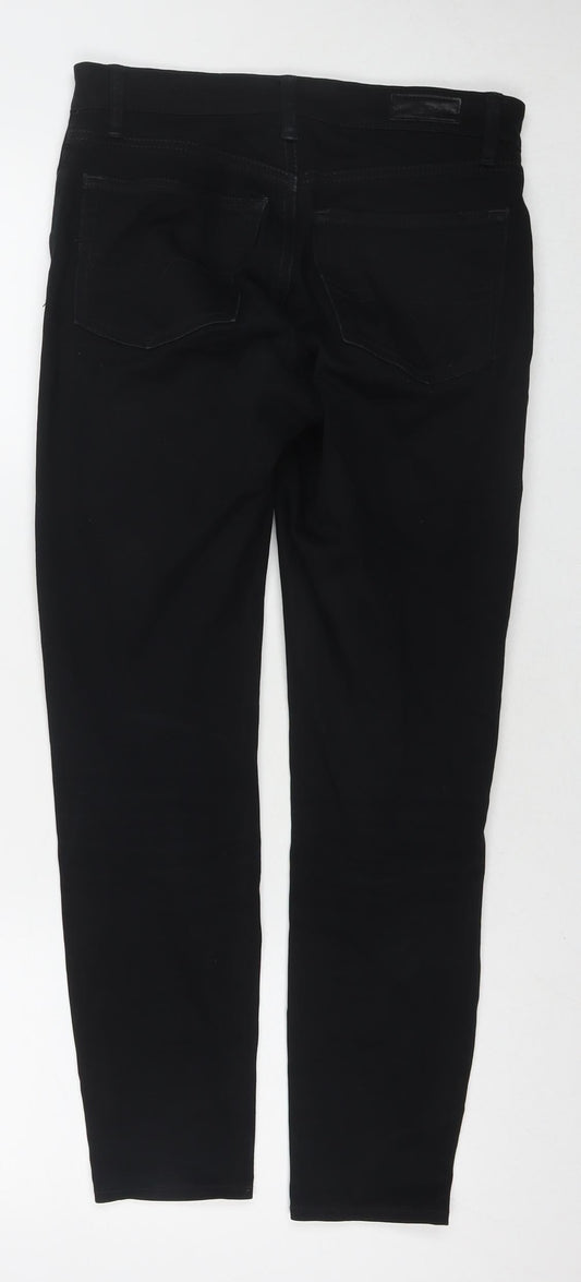 Polo Ralph Lauren Womens Black Cotton Skinny Jeans Size 27 in L26 in Regular Zip