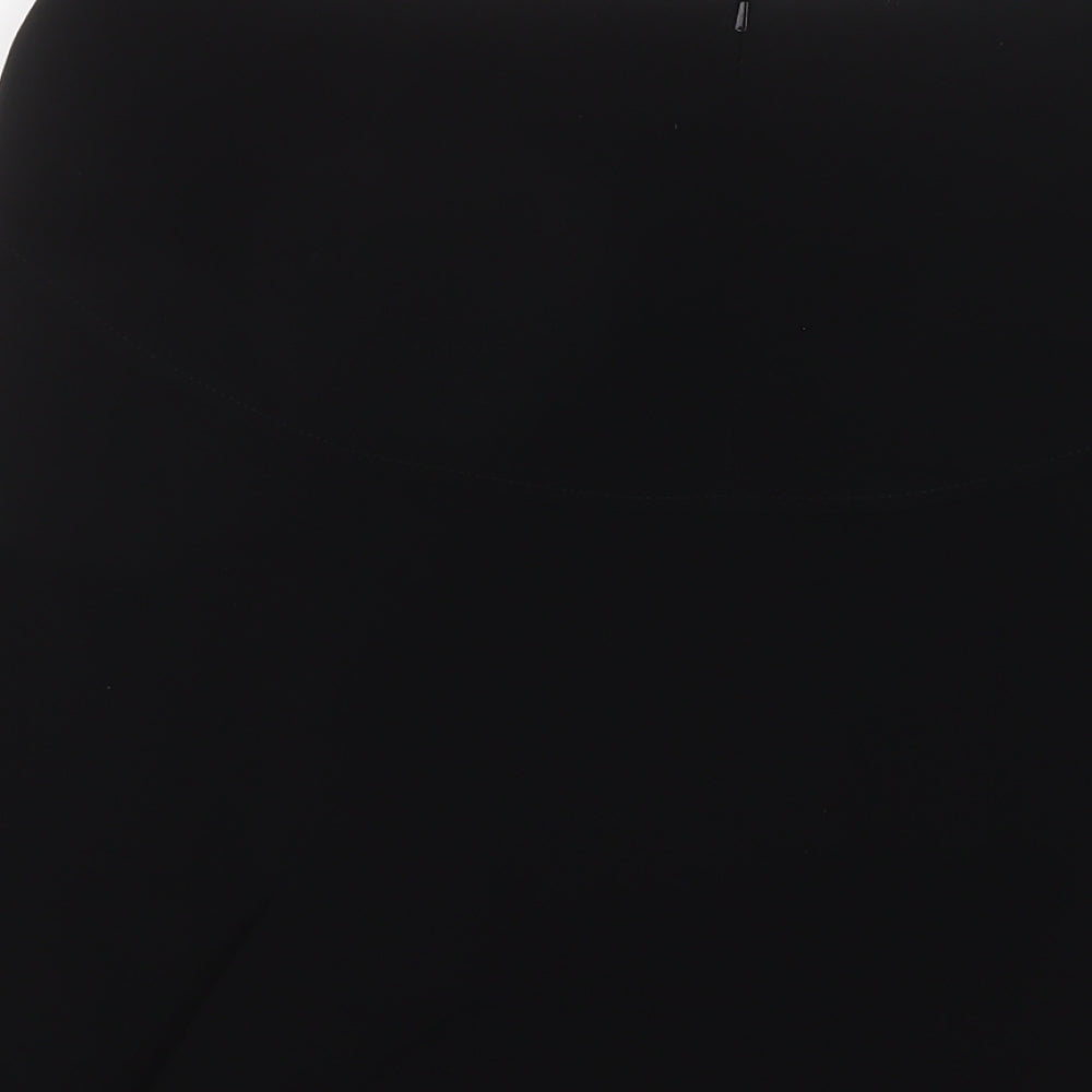 Sticky Fingers Womens Black Polyester A-Line Skirt Size 16 Zip