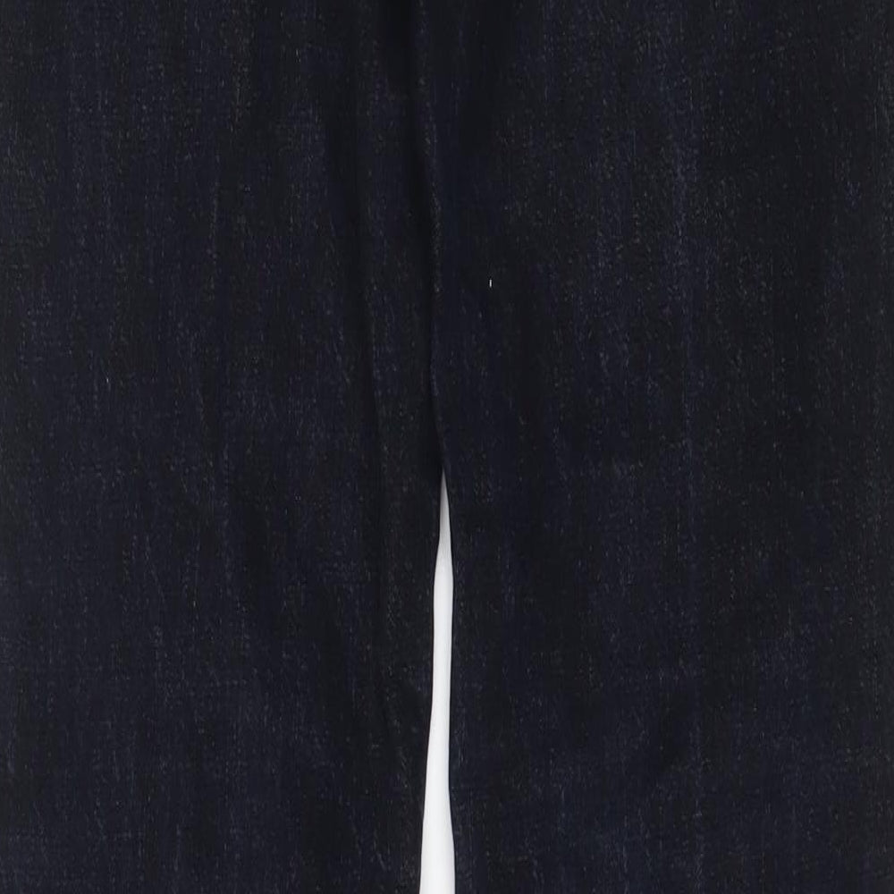 Hollister Mens Blue Cotton Straight Jeans Size 32 in L34 in Regular Button - Long Leg