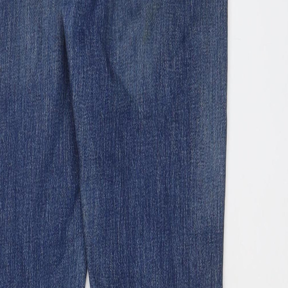 White oak Womens Blue Cotton Skinny Jeans Size 26 in L28 in Regular Zip