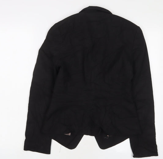 NEXT Womens Black Jacket Blazer Size 8 Button
