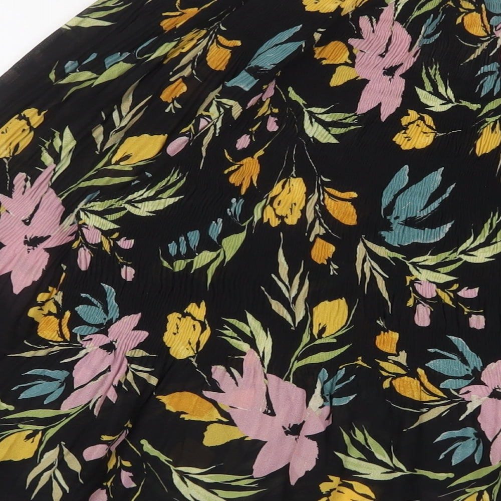 Womens UK Size 18 Klass Black Polyester Blouse