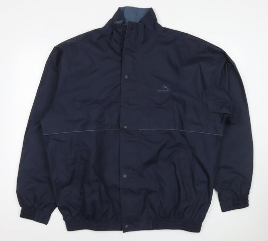 Donnay Mens Blue Jacket Size L Zip - Technical