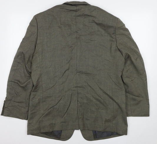 Marks and Spencer Mens Brown Wool Jacket Suit Jacket Size 42 Regular