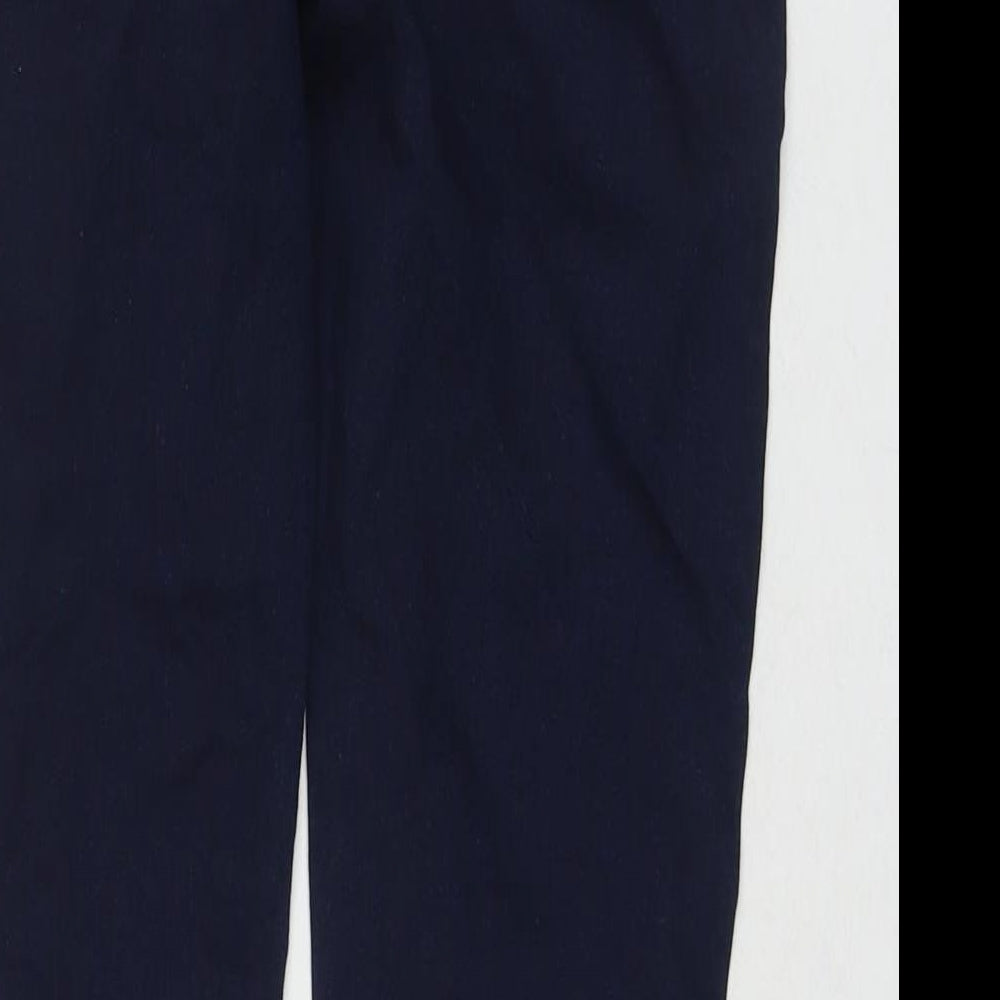 Brand and care label for Denim & Co. women’s blue cotton jegging jeans, size UK 10, 27-inch leg regular zip
