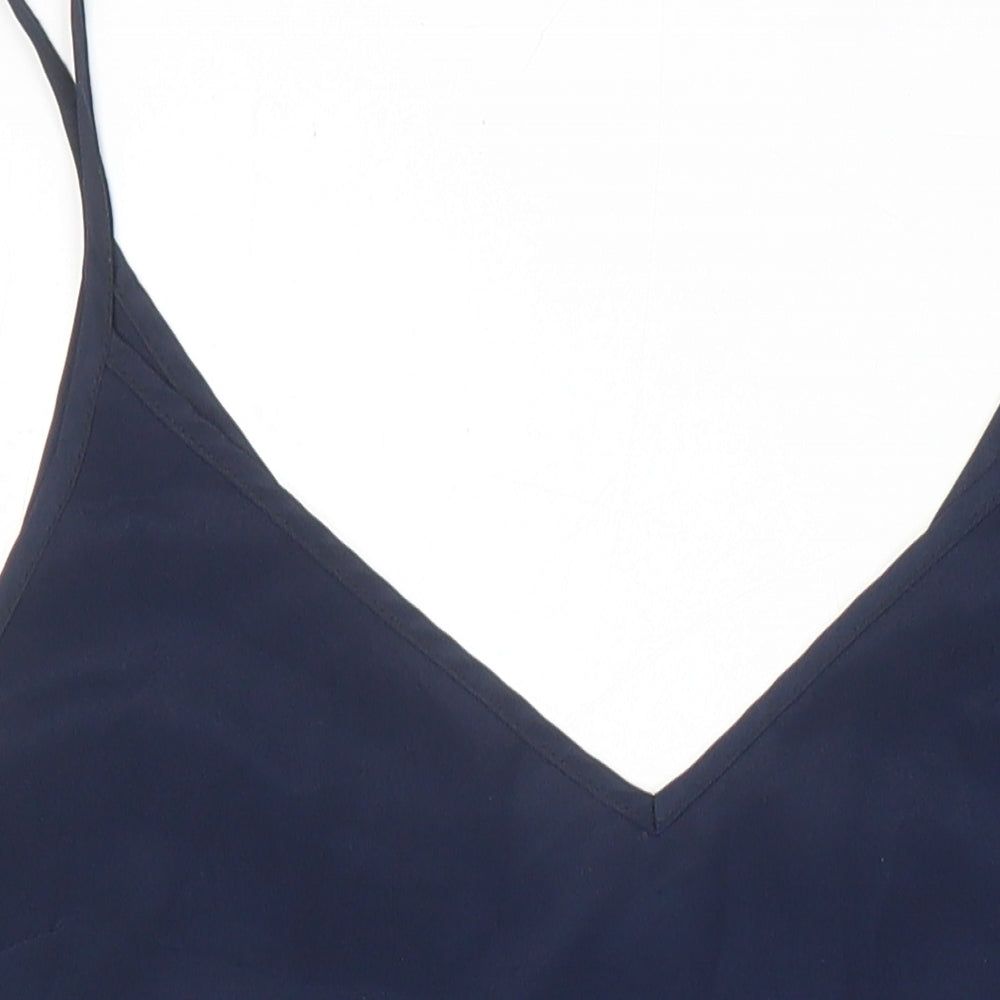 The Fifth Label Womens Blue Polyester Camisole Blouse Size L V-Neck