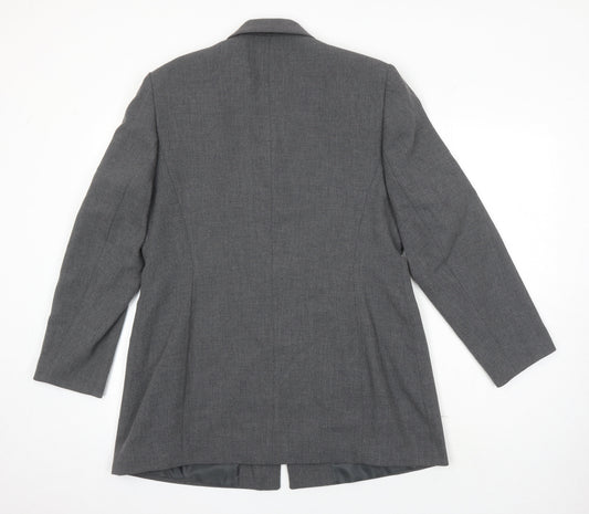 Debenhams Womens Grey Jacket Blazer Size 16