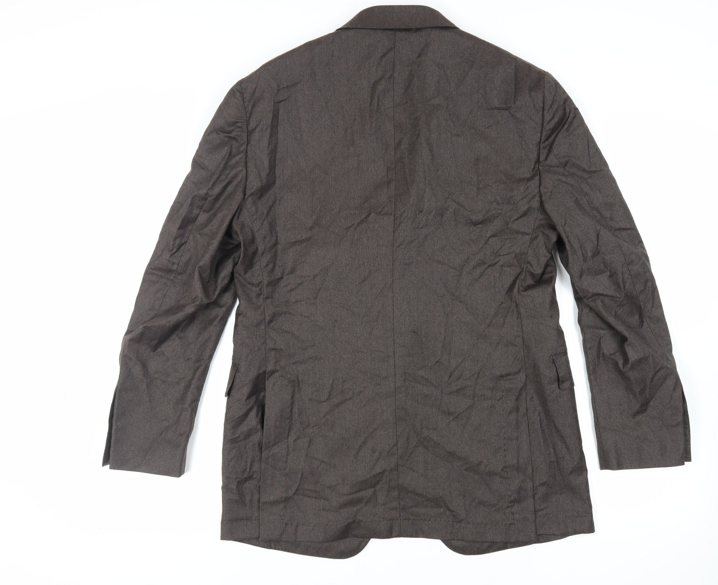 Hackett London Mens Grey Wool Jacket Blazer Size 44 Regular
