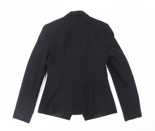 New Look Womens Black Jacket Blazer Size 10 Button