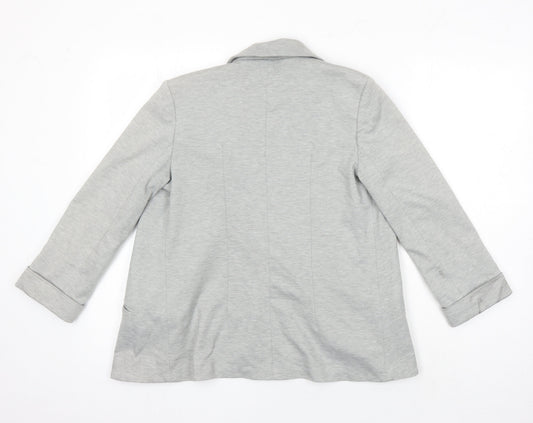Miss Selfirdge Womens Grey Jacket Blazer Size 10