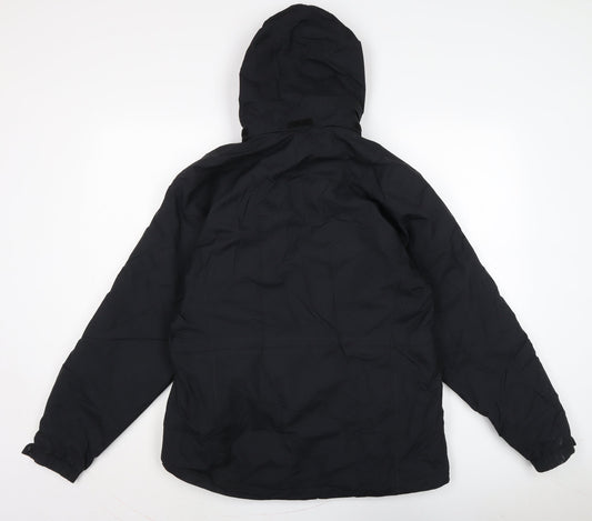 Lafuma Womens Black Anorak Coat Size L Zip