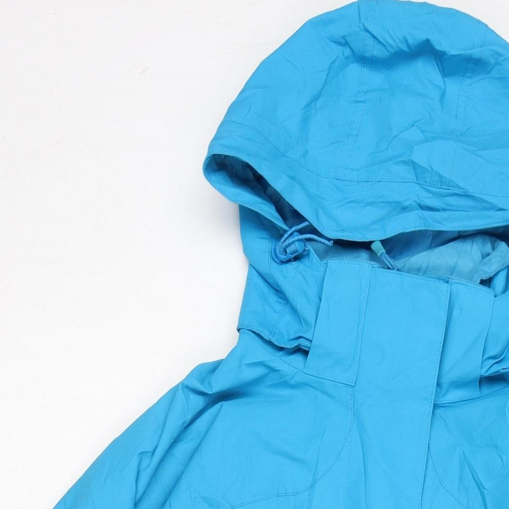Mountain Life Womens Blue Anorak Coat Size 12 Zip