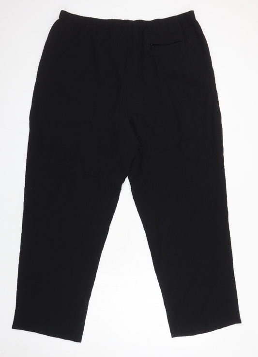 Orvis Womens Beige Polycarbamide Trousers Size XL L30 in Regular - Elasticated waist