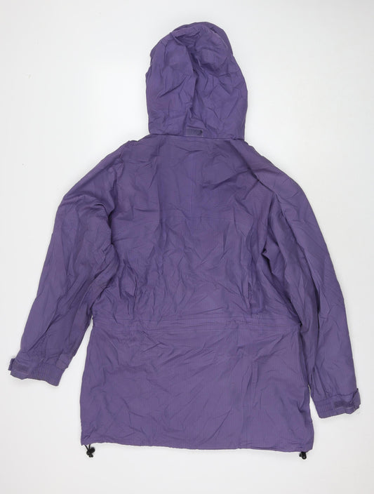 Jack Turphy Womens Purple Jacket Size 12 Zip - Technical